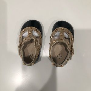 Chloe K “Valentino Rockstud” Baby Shoes NWT